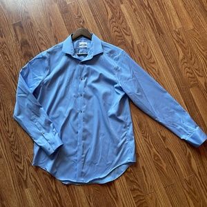 Calvin Klein Dress Shirt, Slim Fit with Stretch Collar